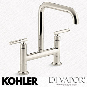 Kohler Two-Hole Bridge Kitchen Sink Tap (K-7547-4-SN) Spare Parts