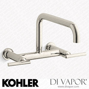 Kohler Two-Hole Wall-Mount Bridge Kitchen Sink Tap (K-7549-4-CP) Spare Parts