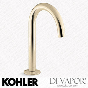Kohler Wall-Mount Bathroom Sink Tap Spout with Ribbon Design, 1.2 GPM (KK-77967-2MB) Spare Parts