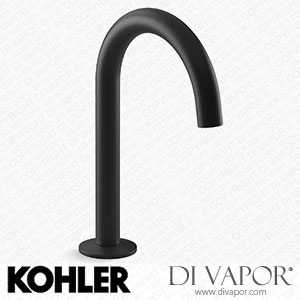 Kohler Wall-Mount Bathroom Sink Tap Spout with Ribbon Design, 1.2 GPM (K-77967-BL) Spare Parts