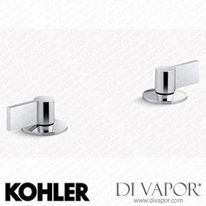 Kohler Lever Bathroom Sink Tap Handles (K-77974-4-CP) Spare Parts