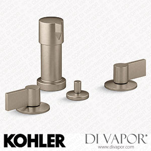 Kohler Widespread Bidet Faucet with Lever Handles (K-77983-4-BV) Spare Parts