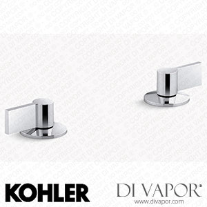 Kohler Deck-Mount Bath Faucet Handles with Lever Design (K-77990-4-CP) Spare Parts