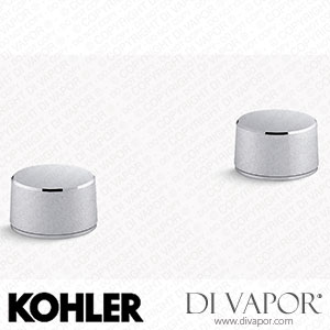 Kohler Deck-Mount Bath Faucet Handles with Oyl Design (K-77990-8-CP) Spare Parts