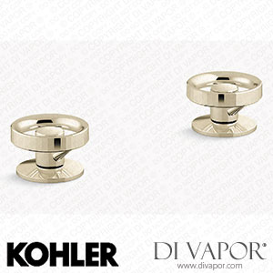 Kohler Deck-Mount Bath Faucet Handles with Industrial Design (K-77990-9-AF) Spare Parts