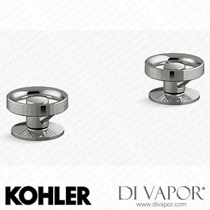 Kohler Deck-Mount Bath Faucet Handles with Industrial Design (K-77990-9-TT) Spare Parts