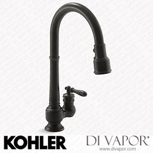 Kohler Pull-Down Kitchen Sink Tap with Three-Function Sprayhead (K-99260-2BZ) Spare Parts