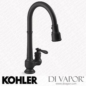 Kohler Pull-Down Kitchen Sink Tap with Three-Function Sprayhead (K-99260-BL) Spare Parts