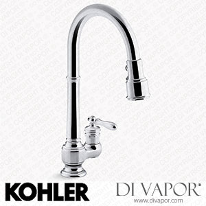 Kohler Pull-Down Kitchen Sink Tap with Three-Function Sprayhead (K-99260-CP) Spare Parts