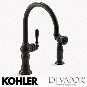 Kohler Single-Handle Kitchen Sink Tap with Two-Function Sprayhead (K-99262-2BZ) Spare Parts
