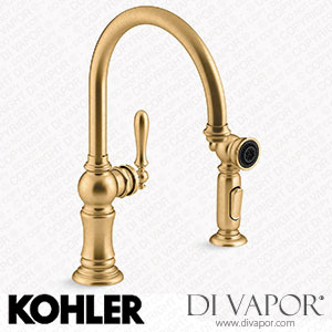 Kohler Single-Handle Kitchen Sink Tap with Two-Function Sprayhead (K-99262-2MB) Spare Parts