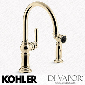Kohler Single-Handle Kitchen Sink Tap with Two-Function Sprayhead (K-99262-AF) Spare Parts