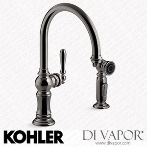Kohler Single-Handle Kitchen Sink Tap with Two-Function Sprayhead (K-99262-TT) Spare Parts