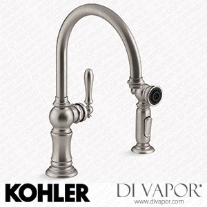 Kohler Single-Handle Kitchen Sink Tap with Two-Function Sprayhead (K-99262-VS) Spare Parts