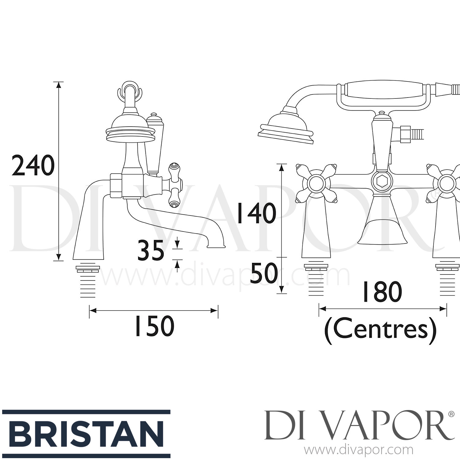 Bristan K BSM C Colonial Bath Shower Mixer 04/07/2014 Tap Spare Parts