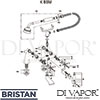 Bristan K BSM G Mixer Spare Tech Diagram