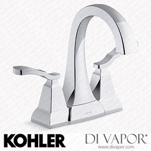 Kohler Centerset Bathroom Sink Tap, 1.2 GPM (K-R30997-4D-CP) Spare Parts