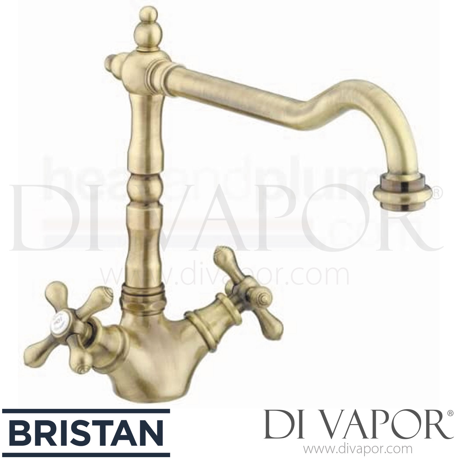 Bristan K SNK ABRZ Colonial Monobloc Antique Bronze Kitchen Sink Mixer Tap Spare Parts