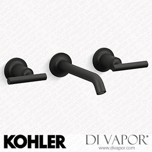 Kohler Widespread Wall-Mount Bathroom Sink Tap Trim with Lever Handles, 1.2 GPM (K-T14413-4-BL) Spare Parts