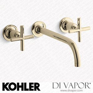 Kohler Widespread Bathroom Sink Tap with Lever Handles, 1.2 GPM (K-T14414-3-AF) Spare Parts
