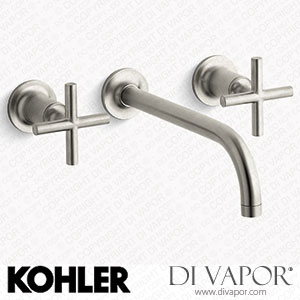 Kohler Widespread Bathroom Sink Tap with Lever Handles, 1.2 GPM (K-T14414-3-BN) Spare Parts