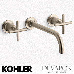 Kohler Widespread Bathroom Sink Tap with Lever Handles, 1.2 GPM (K-T14414-3-BV) Spare Parts