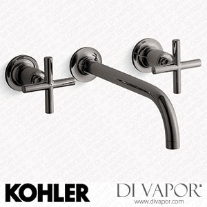 Kohler Widespread Bathroom Sink Tap with Lever Handles, 1.2 GPM (K-T14414-3-TT) Spare Parts