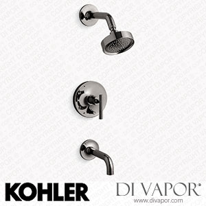 Kohler Bath and Shower Trim Kit with Push-Button Diverter and Lever Handle, 2.5 GPM (K-T14421-4-TT) Spare Parts