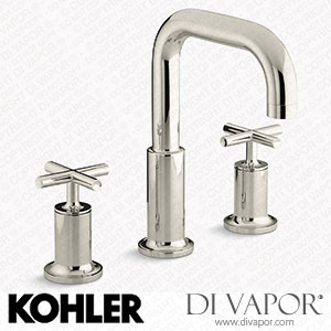 Kohler Deck-Mount Bath Faucet Trim with Cross Handles (K-T14428-3-TT) Spare Parts