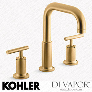 Kohler Deck-Mount Bath Faucet Trim with Lever Handles (K-T14428-4-2MB) Spare Parts