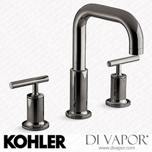 Kohler Deck-Mount Bath Faucet Trim with Lever Handles (K-T14428-4-TT) Spare Parts
