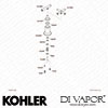 Kohler K T14429 3 BL Spare Diagram
