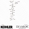 Kohler K T14429 3 SN Spare Diagram