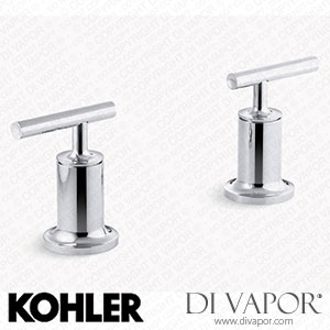 Kohler Deck or Wall-Mount Bath Faucet Handle Trim with Lever Design (K-T14429-4-CP) Spare Parts