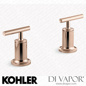 Kohler Deck or Wall-Mount Bath Faucet Handle Trim with Lever Design (K-T14429-4-RGD) Spare Parts