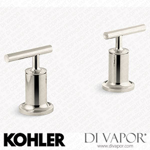Kohler Deck or Wall-Mount Bath Faucet Handle Trim with Lever Design (K-T14429-4-SN) Spare Parts