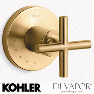 Kohler Volume Control Valve Trim with Cross Handle (K-T14490-3-2MB) Spare Parts