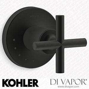 Kohler Volume Control Valve Trim with Cross Handle (K-T14490-3-BL) Spare Parts