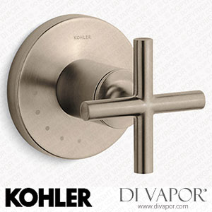 Kohler Volume Control Valve Trim with Cross Handle (K-T14490-3-BV) Spare Parts
