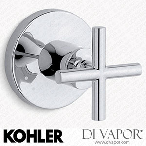 Kohler Volume Control Valve Trim with Cross Handle (K-T14490-3-CP) Spare Parts