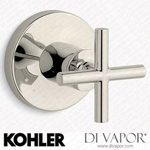 Kohler Volume Control Valve Trim with Cross Handle (K-T14490-3-SN) Spare Parts