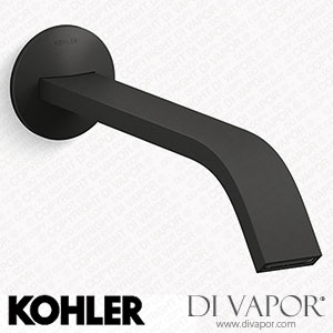 Kohler Wall-Mount Bathroom Sink Tap Spout with Ribbon Design, 1.2 GPM (K-T23888-BL) Spare Parts