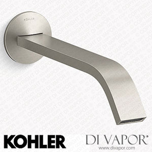 Kohler Wall-Mount Bathroom Sink Tap Spout with Ribbon Design, 1.2 GPM (K-T23888-BN) Spare Parts