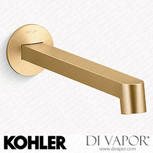 Kohler Wall-Mount Bathroom Sink Tap Spout with Row Design, 1.2 GPM (K-T23889-2MB) Spare Parts