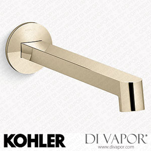 Kohler Wall-Mount Bathroom Sink Tap Spout with Row Design, 1.2 GPM (K-T23889-AF) Spare Parts