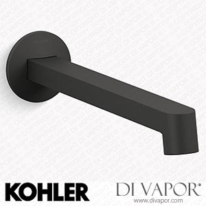 Kohler Wall-Mount Bathroom Sink Tap Spout with Row Design, 1.2 GPM (K-T23889-BL) Spare Parts