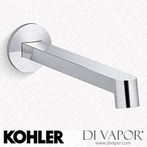 Kohler Wall-Mount Bathroom Sink Tap Spout with Row Design, 1.2 GPM (K-T23889-CP) Spare Parts