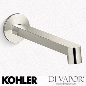 Kohler Wall-Mount Bathroom Sink Tap Spout with Row Design, 1.2 GPM (K-T23889-SN) Spare Parts