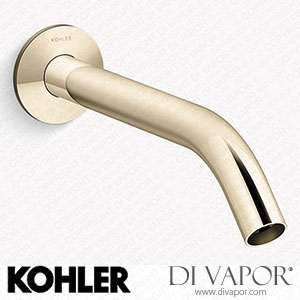 Kohler Wall-Mount Bathroom Sink Tap Spout with Tube Design, 1.2 GPM (K-T23890-AF) Spare Parts
