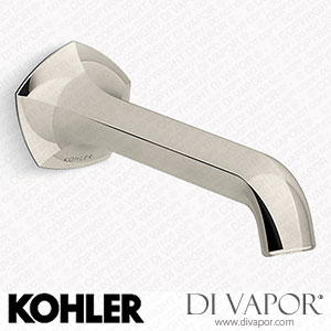 Kohler Wall-Mount Bathroom Sink Tap Spout with Straight Design (K-T27011-ND-SN) Spare Parts